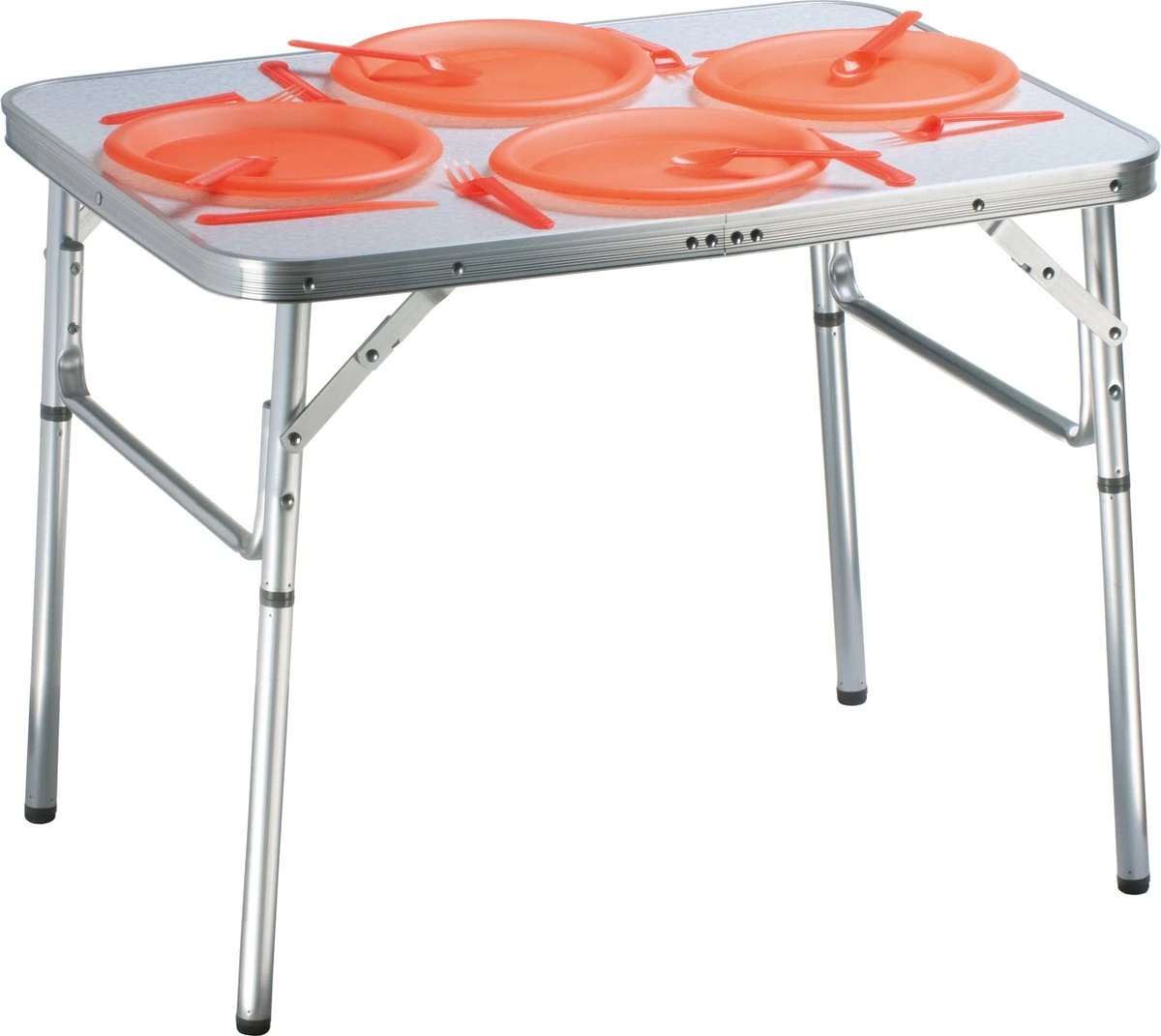 Campingtafel - opklapbaar - 75 x 55 x 70 cm - compact - met handvat Merkloos Campingtafel - Opklapbaar - 75 X 55 X 70 Cm - Compact - Met Handvat -Bo-Camp Verkoop