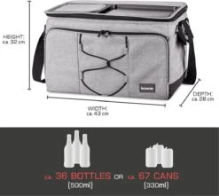 Bomoe Opvouwbare Koeltas IceBreezer KT43 - Koelbox Voor Onderweg - 43x32x28 Cm - 45 Liter - Picknicktas Perfect Voor Barbecues Of Festivals 1 Bomoe Opvouwbare Koeltas IceBreezer KT43 - Koelbox Voor Onderweg - 43x32x28 Cm - 45 Liter - Picknicktas Perfect Voor Barbecues Of Festivals -Bo-Camp Verkoop 1200x1073 5