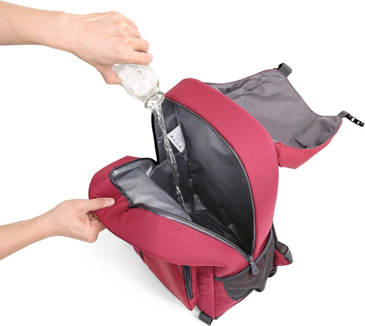 Tourit - Koeltas Rugzak (25L) - Geschikt voor 21 Blikjes - Lunchtas voor Dames en Heren - Rood Tourit - Koeltas Rugzak (25L) - Geschikt Voor 21 Blikjes - Lunchtas Voor Dames En Heren - Rood -Bo-Camp Verkoop 1200x1073 6
