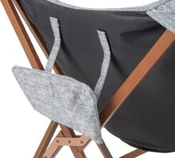 Bo-Camp - Urban Outdoor - Relaxstoel - Bloomsbury - L - Oxford Polyester - Grijs -Bo-Camp Verkoop 1200x1085