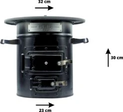 Dutch Rocket Stove - Rocket Stove - Kooktoestel Op Houtvuur - Met Draagtas - Dutch Oven 3 Dutch Rocket Stove - Rocket Stove - Kooktoestel Op Houtvuur - Met Draagtas - Dutch Oven -Bo-Camp Verkoop 1200x1086 1