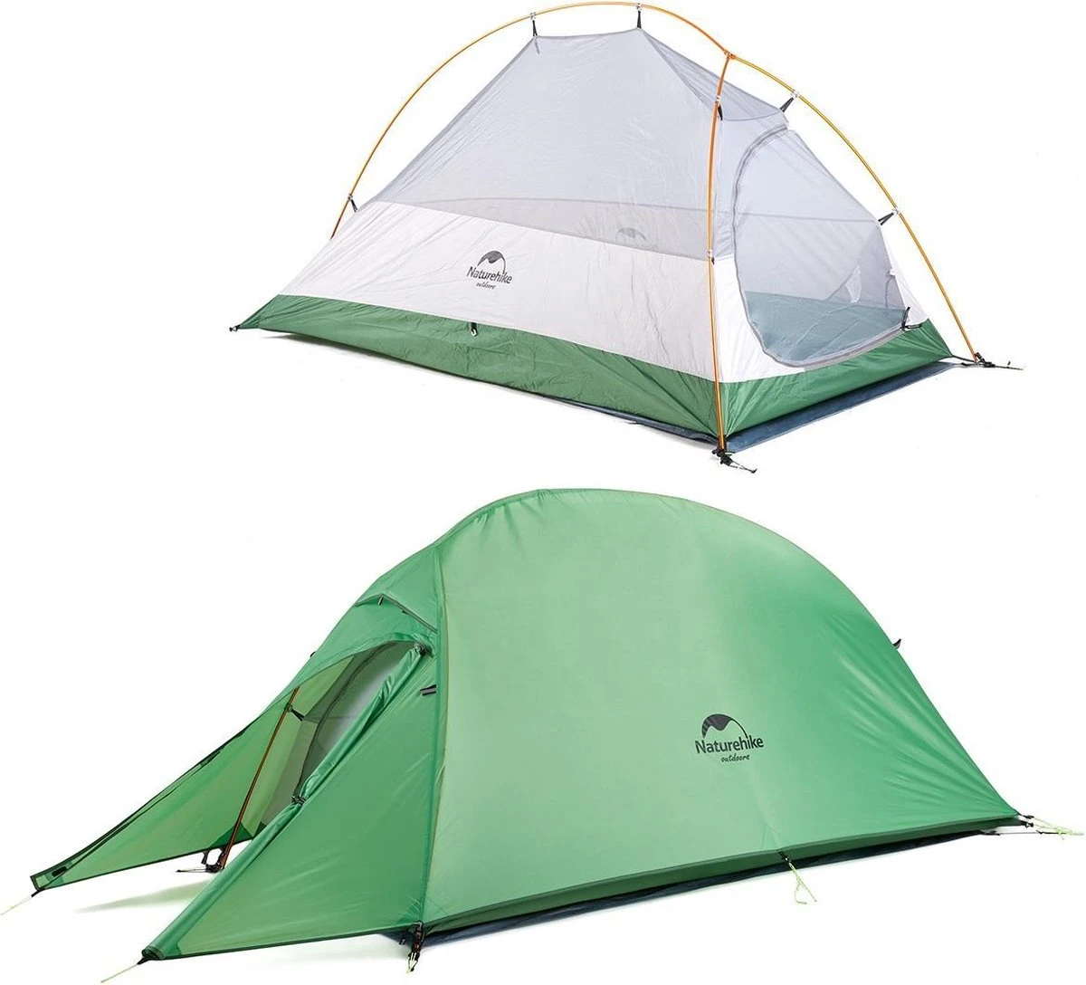 Cloud Up 1 Upgraded - Naturehike® - 1 persoons tent - Lichtgewicht tent - Incl. grondzeil - 210T 3000mm - Outdoor - Waterdicht - Hiking & Wandelen Cloud Up 1 Upgraded - Naturehike® - 1 Persoons Tent - Lichtgewicht Tent - Incl. Grondzeil - 210T 3000mm - Outdoor - Waterdicht - Hiking & Wandelen -Bo-Camp Verkoop
