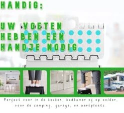 Splendole Opstapje Inklapbaar Caravanopstapje - Opvouwbaar - 100 Kg - Zwarte Krukje -Bo-Camp Verkoop 1200x1094 7