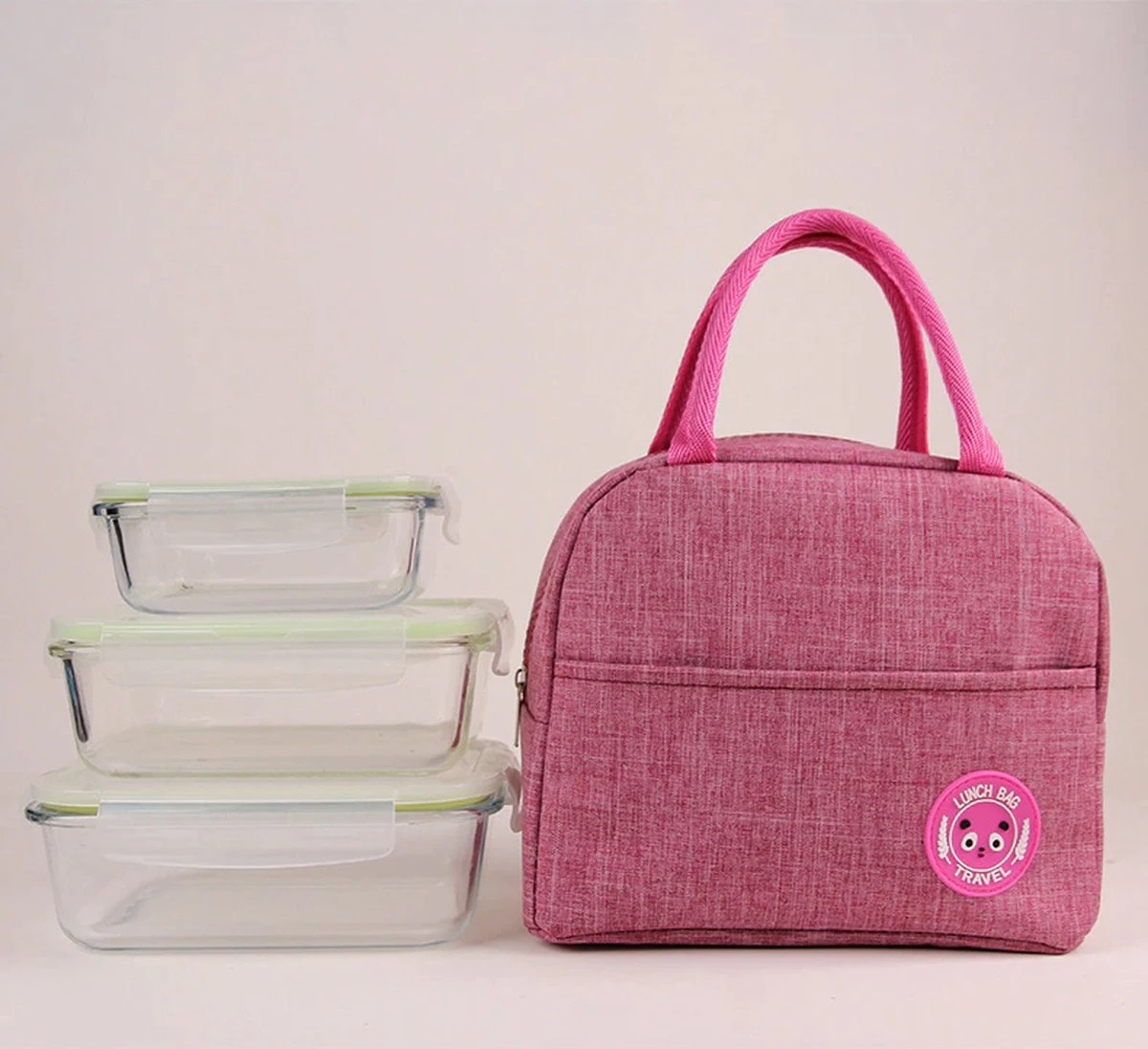 Koeltas - Lunchtas - Volwassenen en kinderen - Compact & Handig: Zomer - Picknick -School - Lunch - Werk - Klassiek Roze Koeltas - Lunchtas - Volwassenen En Kinderen - Compact & Handig: Zomer - Picknick -School - Lunch - Werk - Klassiek Roze -Bo-Camp Verkoop 1200x1096 3