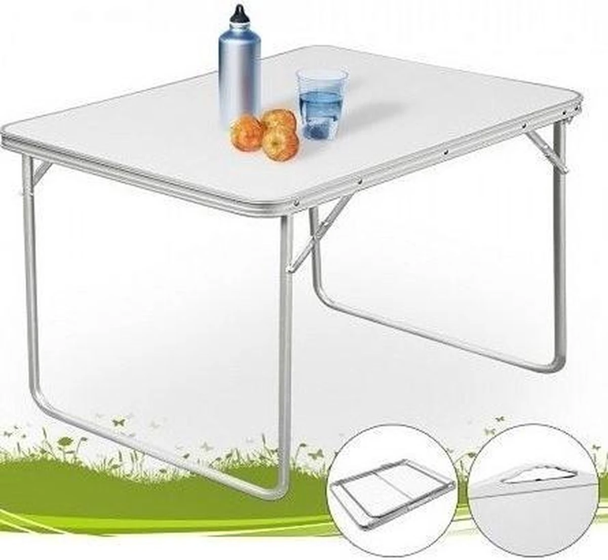 Aluminium Inklapbare Tuintafel - Campingtafel - 80x60x68 cm Merkloos Aluminium Inklapbare Tuintafel - Campingtafel - 80x60x68 Cm -Bo-Camp Verkoop 1200x1105 4