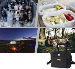 Lunchtas - Koeltas Voor Dames En Heren - Cool Bag - 4 Laags Geïsoleerde Koeltas - Kleine Cooler - Lunch Box - Lunchtas 15 Liter- Zwart 3 Lunchtas - Koeltas Voor Dames En Heren - Cool Bag - 4 Laags Geïsoleerde Koeltas - Kleine Cooler - Lunch Box - Lunchtas 15 Liter- Zwart -Bo-Camp Verkoop 1200x1107 5