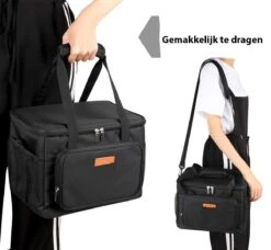 Lunchtas - Koeltas Voor Dames En Heren - Cool Bag - 4 Laags Geïsoleerde Koeltas - Kleine Cooler - Lunch Box - Lunchtas 15 Liter- Zwart 5 Lunchtas - Koeltas Voor Dames En Heren - Cool Bag - 4 Laags Geïsoleerde Koeltas - Kleine Cooler - Lunch Box - Lunchtas 15 Liter- Zwart -Bo-Camp Verkoop 1200x1107 6
