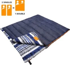 Dutch Mountains Slaapzak Goeree XL - Extra Groot 220x90cm - Katoenen Binnenkant - Aanritsbaar - Tochtstrip En Compressiehoes -Bo-Camp Verkoop 1200x1118 2