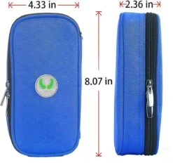 YOUSHARES Insuline Koeltas Diabetici Tas - Medicijnen Diabetici Geïsoleerde Draagbare Koeltas Voor Insuline Pen En Diabetes Koeltas Met 2 Koelaccu's (blauw) -Bo-Camp Verkoop 1200x1125 6