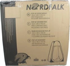 NordFalk Douchetent Pop-up 190 Cm - Camping Douche - Omkleedtent - Incl. Tentharingen En Draagtas - Groen -Bo-Camp Verkoop 1200x1135 1
