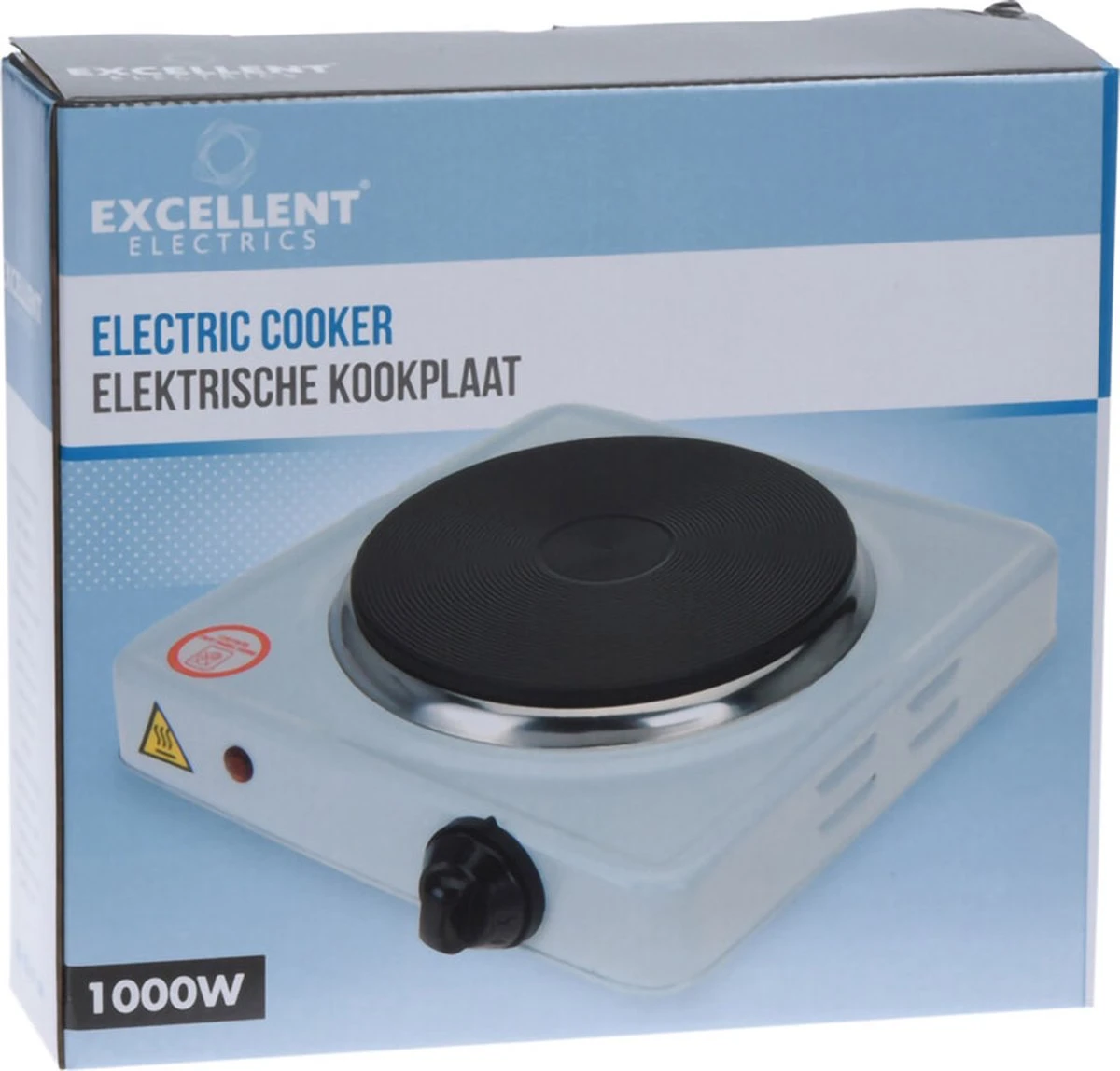 Kookplaat Basic Ø 16 cm Elektrisch wit enkel pits 1000W 5-standen 22 x 22 x 7 cm Kookplaat Basic Ø 16 Cm Elektrisch Wit Enkel Pits 1000W 5-standen 22 X 22 X 7 Cm -Bo-Camp Verkoop 1200x1148 2