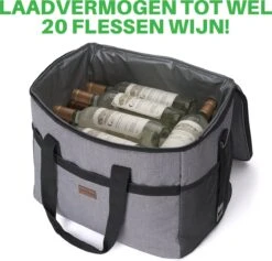 Packaway 4 Laags Geïsoleerde Koeltas - Lunchtas 40 Liter - Grijs -Bo-Camp Verkoop 1200x1149 7