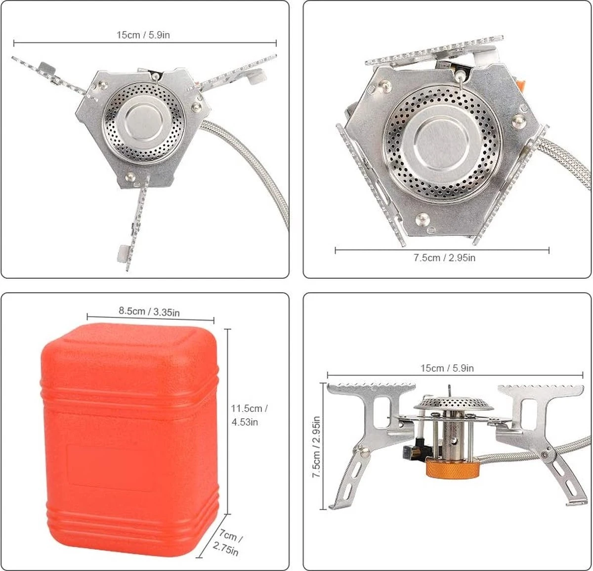 ultralichte en opvouwbare gasbrander op pootjes met keramische ontsteking Ultralichte En Opvouwbare Gasbrander Op Pootjes Met Keramische Ontsteking -Bo-Camp Verkoop 1200x1155 3