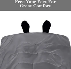 Meisterhome® Mummy Slaapzak - Kamperen - Antraciet - Ca. 220 X 75 Cm - Incl. Draagtas 4 Meisterhome® Mummy Slaapzak - Kamperen - Antraciet - Ca. 220 X 75 Cm - Incl. Draagtas -Bo-Camp Verkoop 1200x1157