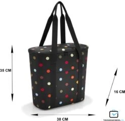 Reisenthel Thermoshopper Koeltas - 15L - Dots Zwart 8 Reisenthel Thermoshopper Koeltas - 15L - Dots Zwart -Bo-Camp Verkoop 1200x1159 3