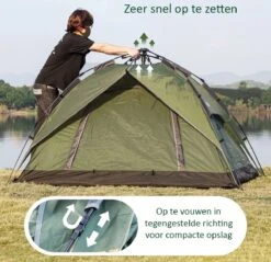Sens Design Pop Up Tent - Tent - 2-3 Personen -Bo-Camp Verkoop 1200x1161 3
