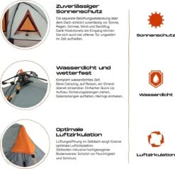 Where Tomorrow Solo Tent Pop Up 225X100X57 Cm - Grijs - 1 Persoons 4 Where Tomorrow Solo Tent Pop Up 225X100X57 Cm - Grijs - 1 Persoons -Bo-Camp Verkoop 1200x1162 4