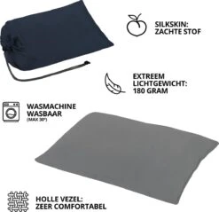 Dutch Mountains Slaapzak Goeree XL - Kussen 25x15cm - 220x90cm Katoenen Slaapzak - Tochtstrip 6 Dutch Mountains Slaapzak Goeree XL - Kussen 25x15cm - 220x90cm Katoenen Slaapzak - Tochtstrip -Bo-Camp Verkoop 1200x1163 1