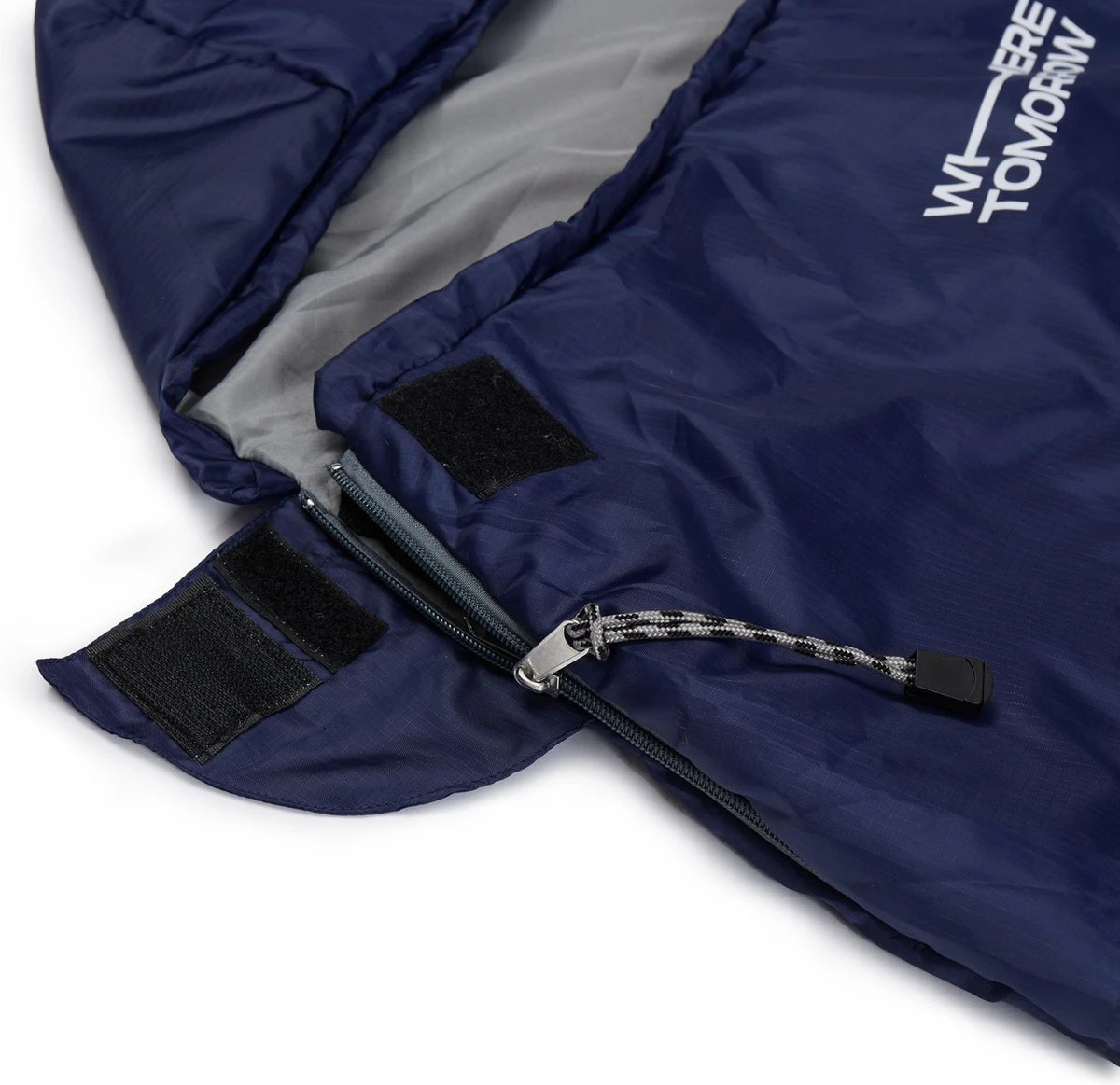 Where Tomorrow outdoor slaapzak | Klein en zacht | 220 x 80 cm x 50 cm, inclusief opbergzak |ingepakt 26 x 14 cm | 700g | marineblauw Where Tomorrow Outdoor Slaapzak | Klein En Zacht | 220 X 80 Cm X 50 Cm, Inclusief Opbergzak |ingepakt 26 X 14 Cm | 700g | Marineblauw -Bo-Camp Verkoop