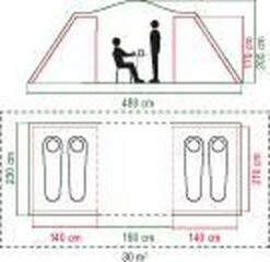 Coleman Spruce Falls 4 Vis-a-Vis Tent - Verduisterend - 4-Persoons 3 Coleman Spruce Falls 4 Vis-a-Vis Tent - Verduisterend - 4-Persoons -Bo-Camp Verkoop 1200x1164 4