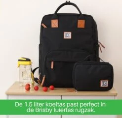 Brisby 4 Laags Geïsoleerde Koeltas - Lunchtas 1.5 Liter - Zwart 5 Brisby 4 Laags Geïsoleerde Koeltas - Lunchtas 1.5 Liter - Zwart -Bo-Camp Verkoop 1200x1167 12