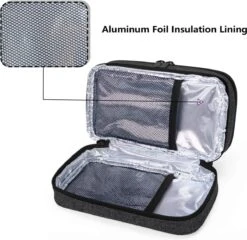 Merkloos Insuline Koeltas Etui Diabetes Tasje Met Ijspak Diabetes Clutch Zwart 3 Merkloos Insuline Koeltas Etui Diabetes Tasje Met Ijspak Diabetes Clutch Zwart -Bo-Camp Verkoop 1200x1167 9