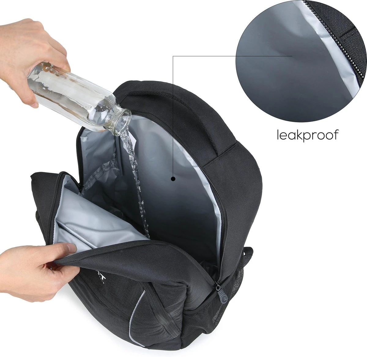 Koelrugtas - 23L - Wandelrugzak - Dagrugzak - Outdoor Rugzak - Dames & Heren - Zwart Koelrugtas - 23L - Wandelrugzak - Dagrugzak - Outdoor Rugzak - Dames & Heren - Zwart -Bo-Camp Verkoop 1200x1168 14