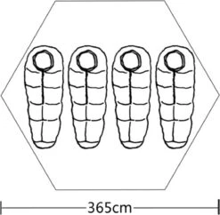 VidaXL Tent 4-persoons Grijs 5 VidaXL Tent 4-persoons Grijs -Bo-Camp Verkoop 1200x1174