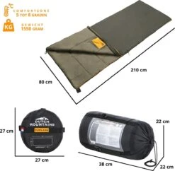 Dutch Mountains Slaapzak Vlieland XL - Grote Katoenen 210 X 80cm Lichtgewicht - Incl. Tasje En Tochtstrip -Comfortzone: 5-8 Graden- 4 Dutch Mountains Slaapzak Vlieland XL - Grote Katoenen 210 X 80cm Lichtgewicht - Incl. Tasje En Tochtstrip -Comfortzone: 5-8 Graden- -Bo-Camp Verkoop 1200x1178 2