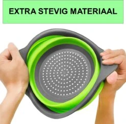 Merkloos Inklapbare Vergiet - Opvouwbaar - Groot - Blauw - Siliconen -Bo-Camp Verkoop 1200x1179 6