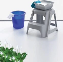 Curver One Step Opstapje Krukje - Lichtgrijs -Bo-Camp Verkoop 1200x1181 3