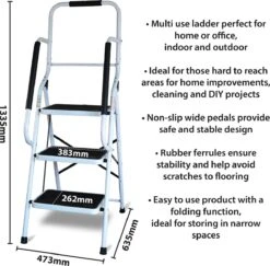 Aidapt Opstapkruk Met Leuning - 3 Treden 2 Aidapt Opstapkruk Met Leuning - 3 Treden -Bo-Camp Verkoop 1200x1182 14