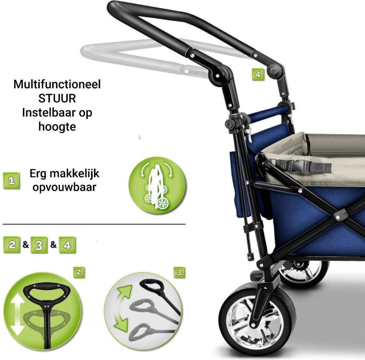 Tresko- Bolderkar, Grijs, opvouwbaar, met dakje, geschikt tot 80 kg - Bolderwagen - Kinderenvervoer - Bolderkarren - Tuinkar - Kinderwagen Tresko- Bolderkar, Grijs, Opvouwbaar, Met Dakje, Geschikt Tot 80 Kg - Bolderwagen - Kinderenvervoer - Bolderkarren - Tuinkar - Kinderwagen -Bo-Camp Verkoop 1200x1182 24