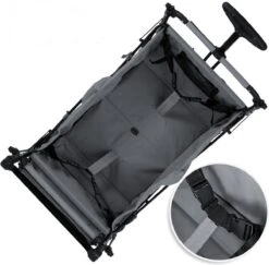 Rijoka Luxe Opvouwbare Bolderkar/Bolderwagen | Met Dakje En Draagtas | Marine Blauw -Bo-Camp Verkoop 1200x1182 27