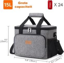 Lunchtas - Koeltas Voor Dames En Heren - Cool Bag - 4 Laags Geïsoleerde Koeltas - Kleine Cooler - Lunch Box - Lunchtas 15 Liter 4 Lunchtas - Koeltas Voor Dames En Heren - Cool Bag - 4 Laags Geïsoleerde Koeltas - Kleine Cooler - Lunch Box - Lunchtas 15 Liter -Bo-Camp Verkoop 1200x1189 14