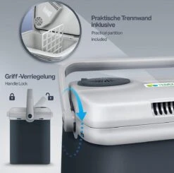 Tillvex- Koelbox, Coolbox, 32 Liter, Grijs -Bo-Camp Verkoop 1200x1189 15