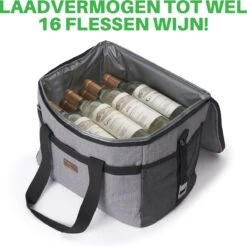 Packaway 4 Laags Geïsoleerde Koeltas - Lunchtas 30 Liter - Grijs -Bo-Camp Verkoop 1200x1194 6