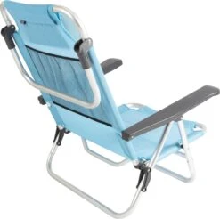 Bo-Camp Beach Chair - Monaco - Aluminium - Blauw -Bo-Camp Verkoop 1200x1196