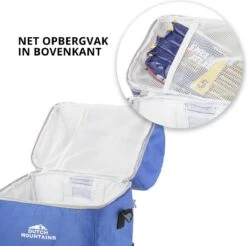 Dutch Mountains Koeltas Rugzak | Cooler Backpack 20 Liter | Picknicktas | Lunchtas | Koelrugzak | Strandtas | Blauw -Bo-Camp Verkoop 1200x1196 27