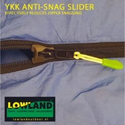 LOWLAND OUTDOOR® Donzen Slaapzak - CC 1 - 200 X 80 Cm - 1725 Gr - 0°C - Katoen 8 LOWLAND OUTDOOR® Donzen Slaapzak - CC 1 - 200 X 80 Cm - 1725 Gr - 0°C - Katoen -Bo-Camp Verkoop 1200x1196 9