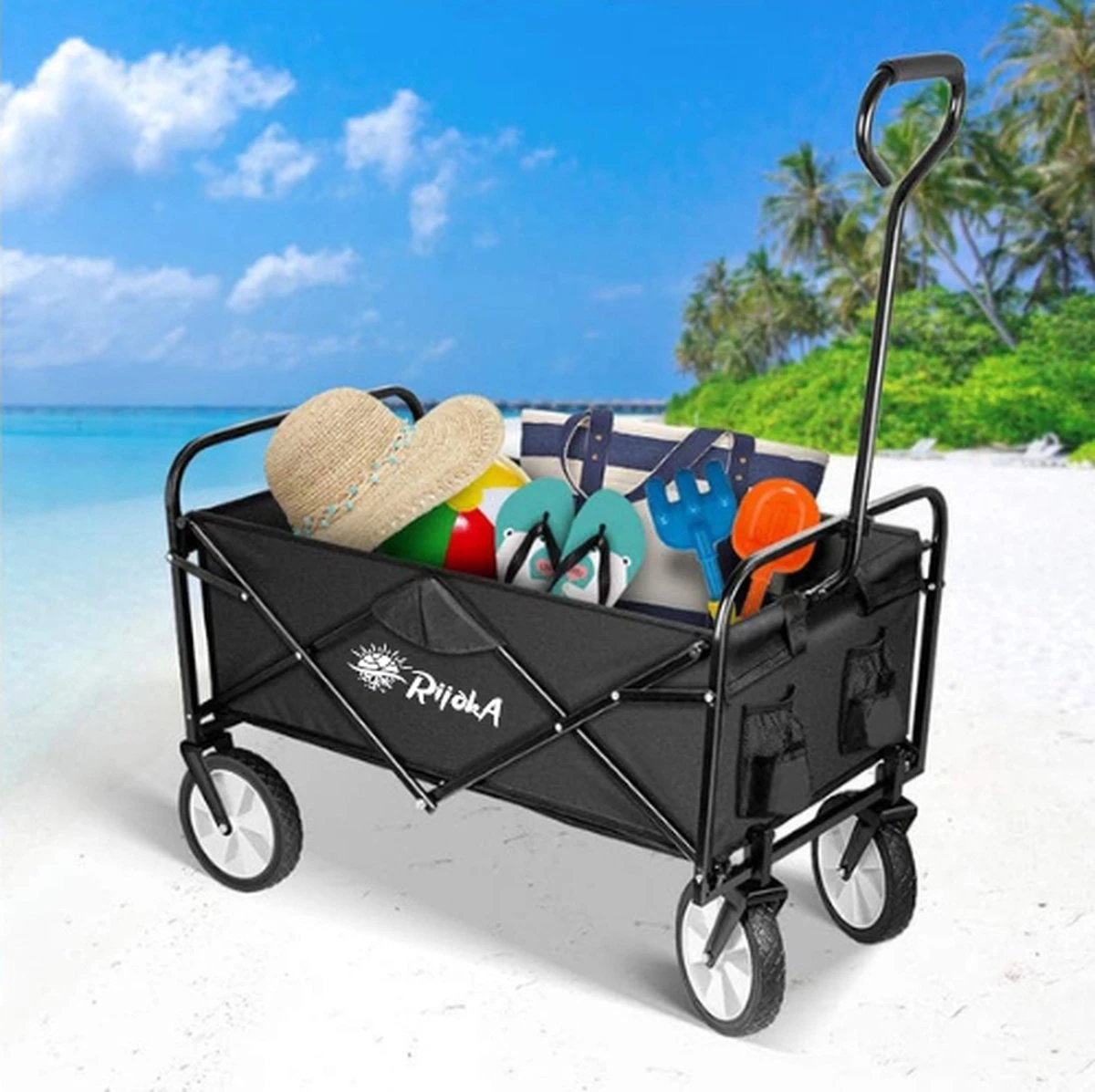 Rijoka Opvouwbare Bolderkar/Bolderwagen Rood Rijoka Opvouwbare Bolderkar/Bolderwagen Rood -Bo-Camp Verkoop 1200x1197 18