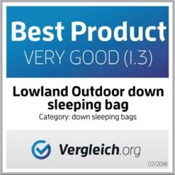 LOWLAND OUTDOOR® Ultra Compact Blanket - Donzen Slaapzak - Gewicht 495g - 210x80 Cm - Comfort Temperatuur +8°C -Bo-Camp Verkoop 1200x1198 14