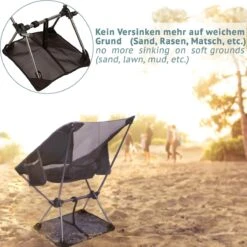 Smartpeas Camping Stoel Van Stevig 600D Polyester En Aluminium - Lichtgewicht En Opvouwbaar - Camping Gadget Inclusief Zijzakken +Plus: Strandmat & Draagtas -Bo-Camp Verkoop 1200x1198 2
