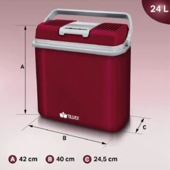 Tillvex- Koelbox, Coolbox, 24 Liter, Rood -Bo-Camp Verkoop 1200x1199 14