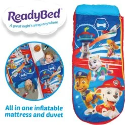 Paw Patrol Junior ReadyBed-2 In 1 Kids Sleeping Inflatable Air Bed In A Bag With A Pump, Polyester, Single 4 Paw Patrol Junior ReadyBed-2 In 1 Kids Sleeping Inflatable Air Bed In A Bag With A Pump, Polyester, Single -Bo-Camp Verkoop 1200x1199 4