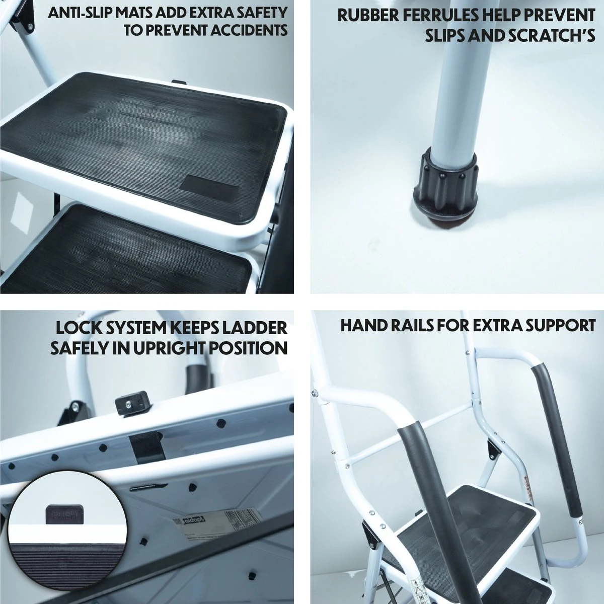 Aidapt opstapkruk met leuning - 3 treden Aidapt Opstapkruk Met Leuning - 3 Treden -Bo-Camp Verkoop 1200x1200 1018