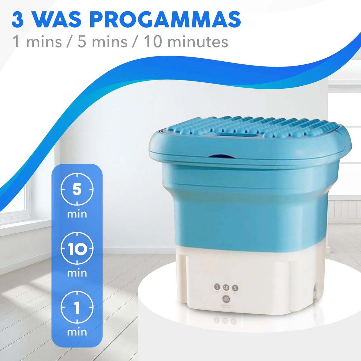 Mini wasmachine - Camping wasmachine - Opvouwbare wasmachine - Handwasmachine - Fruitwasser - Kampeer wasmachine - Valentijn - Wasdroger Mini Wasmachine - Camping Wasmachine - Opvouwbare Wasmachine - Handwasmachine - Fruitwasser - Kampeer Wasmachine - Valentijn - Wasdroger -Bo-Camp Verkoop 1200x1200 1033