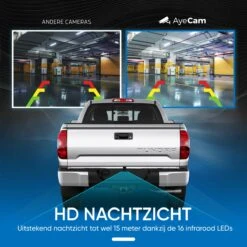AyeCam Achteruitrijcamera - 4,3 Inch Scherm - 2 Kanaals – Nachtzicht - Incl. Begeleidingslijnen -Bo-Camp Verkoop 1200x1200 1063
