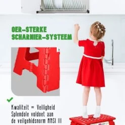 Splendole Opstapje Inklapbaar Caravanopstapje - Opvouwbaar - 100 Kg - Rode Krukje -Bo-Camp Verkoop 1200x1200 1094