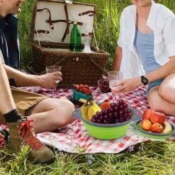 Buxibo - 3-Delige Keuken Vergiet Set Inklapbaar Groen/Grijs -Bo-Camp Verkoop 1200x1200 1158